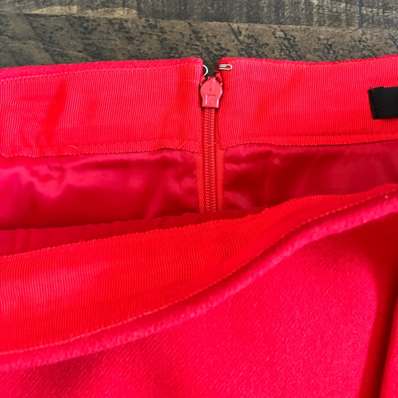 J.Crew Red Ruffle Skirt - Picture 5 of 7